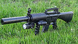 Іграшковий автомат Гвинтівка Cyma P.1158 А M16 лазер, ліхтарик., фото 6