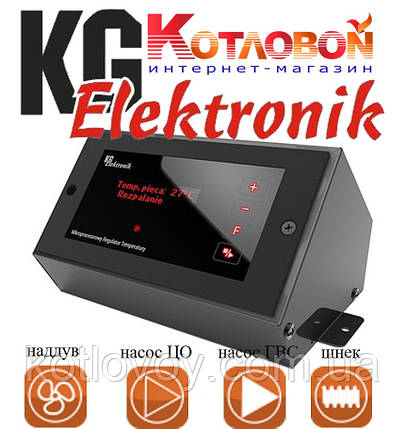 Блок керування твердопаливним котлом KG Elektronik SP-18, фото 2