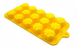 Силіконова форма "Квіточки" для шоколаду і льоду 21х11 см