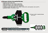 Заклепочник ножничного типу 3.2 (1/8")/ 4.0 (5/32")/ 4.8 (3/16")/ 6.4 (1/4") Toptul JBAD2448 (Тайвань), фото 4