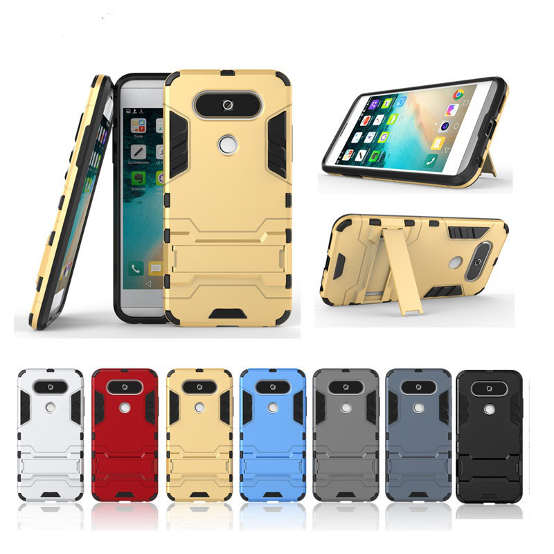 PC + TPU чохол Metal armor для LG Q8 (7 кольорів)