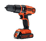 Дрель-гвинтоверт акумуляторна BLACK+DECKER BDCDD12 (США/Китай), фото 2