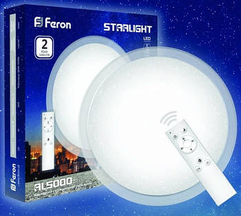 Світлодіодний світильник AL5000 36W коло 2880L 2700K-6400K (450*73mm) FERON