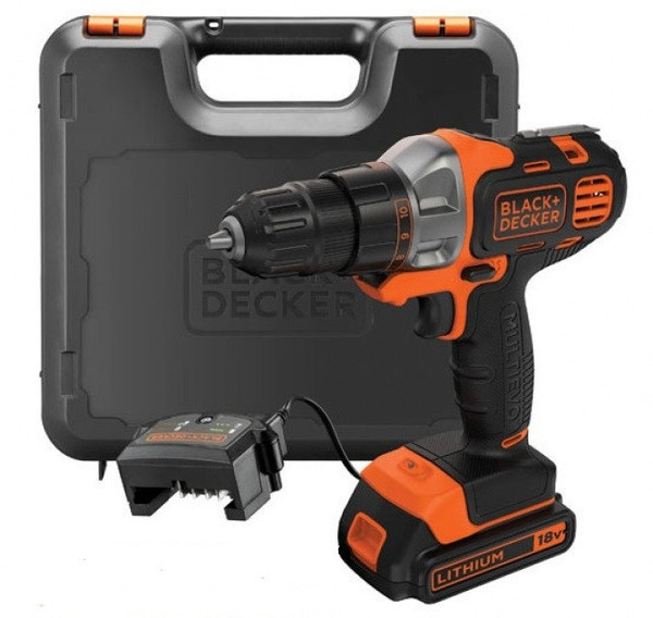 Дриль-шуруповерт багатофункціональна BLACK+DECKER MT218K (США/Китай), фото 1