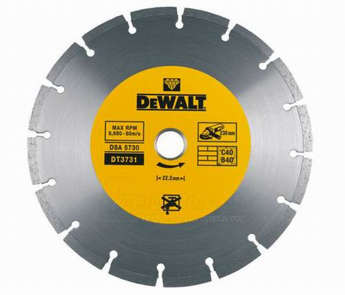 Диск діамантовий сегментний по бетону 125мм DeWALT DT3711 (США/Корея), фото 1