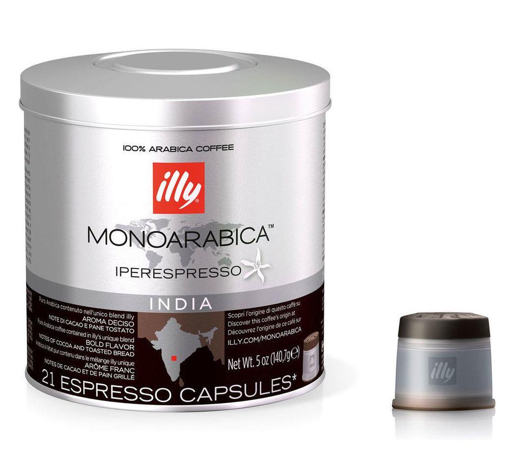 Кава в капсулах illy IperEspresso Monoarabica home India 21 шт., Італія