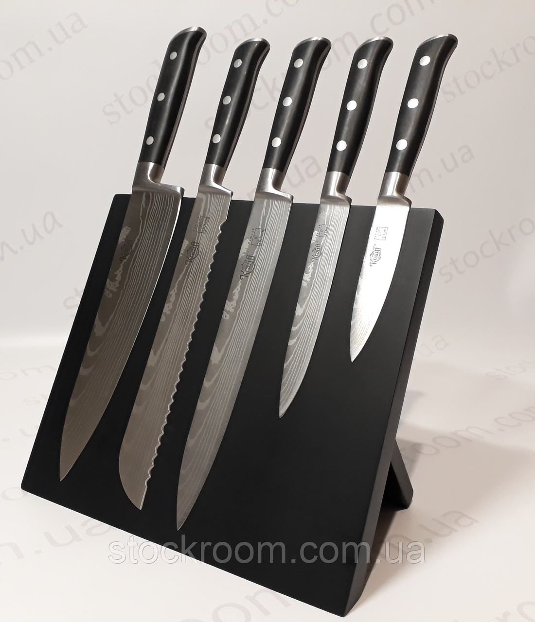 Набор ножей на магнитной подставке Krauff 29-250-001 Damask - фото 5 - id-p651216589