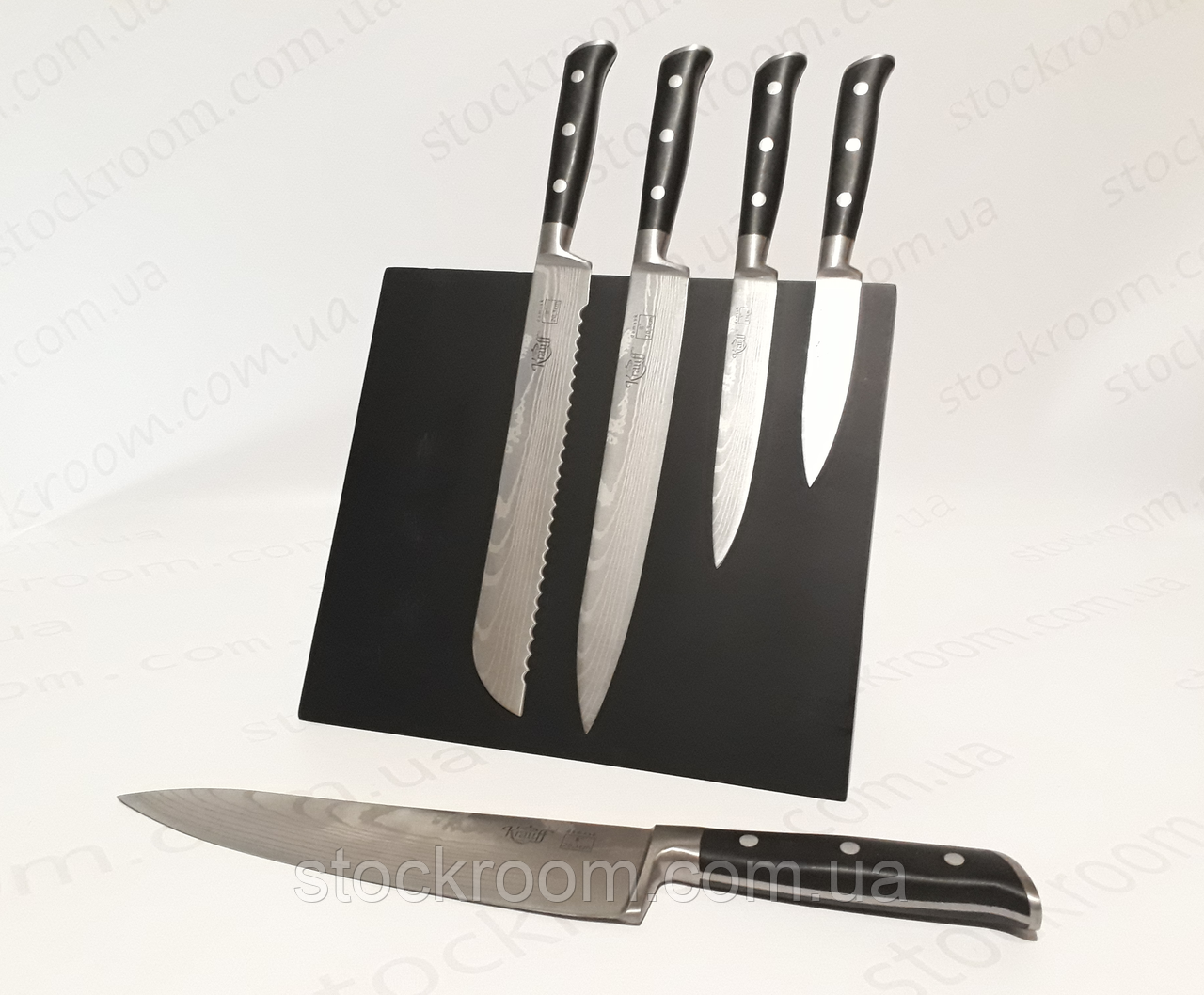 Набор ножей на магнитной подставке Krauff 29-250-001 Damask - фото 6 - id-p651216589