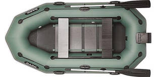 Човен BARK B-270NPD, тримісний ПВХ Барк Рейковий килимок Навісний транец Привальний брус Пересувні сидіння, фото 1