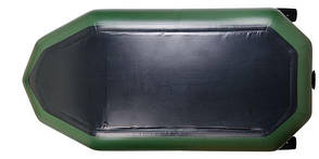 Човен BARK B-300N, тримісний Надувна Веслова ПВХ Барк Б-300Н Рейковий килимок Навісний транец Балон 40 см, фото 3