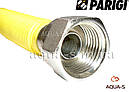 Шланг газовий Parigi SIM-G DN 1/2" (245-425 мм) розтяжний ударостійкий неіржавкий (Італія), фото 3