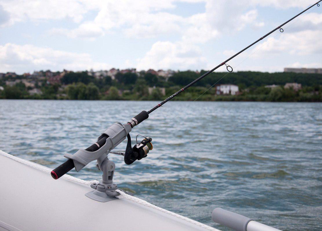 Набор FASTen (Борика) HTp213G Держатель спиннинга для надувной лодки ПВХ, цвет серый - фото 8 - id-p651450815