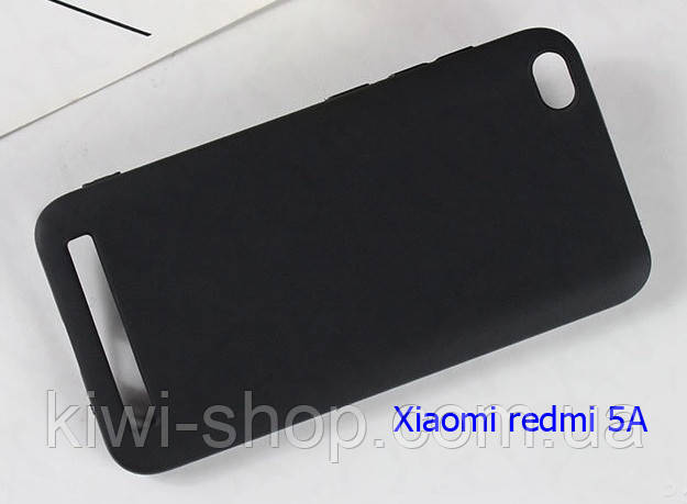 Чорний чохол бампер для Xiaomi redmi 5a — термополіуретан