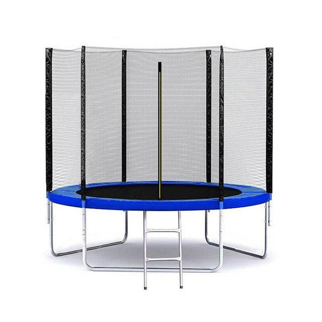 Батут SkyJump 252 см. із захисною сіткою і сходами (Спортивний батут) R_0126, фото 1