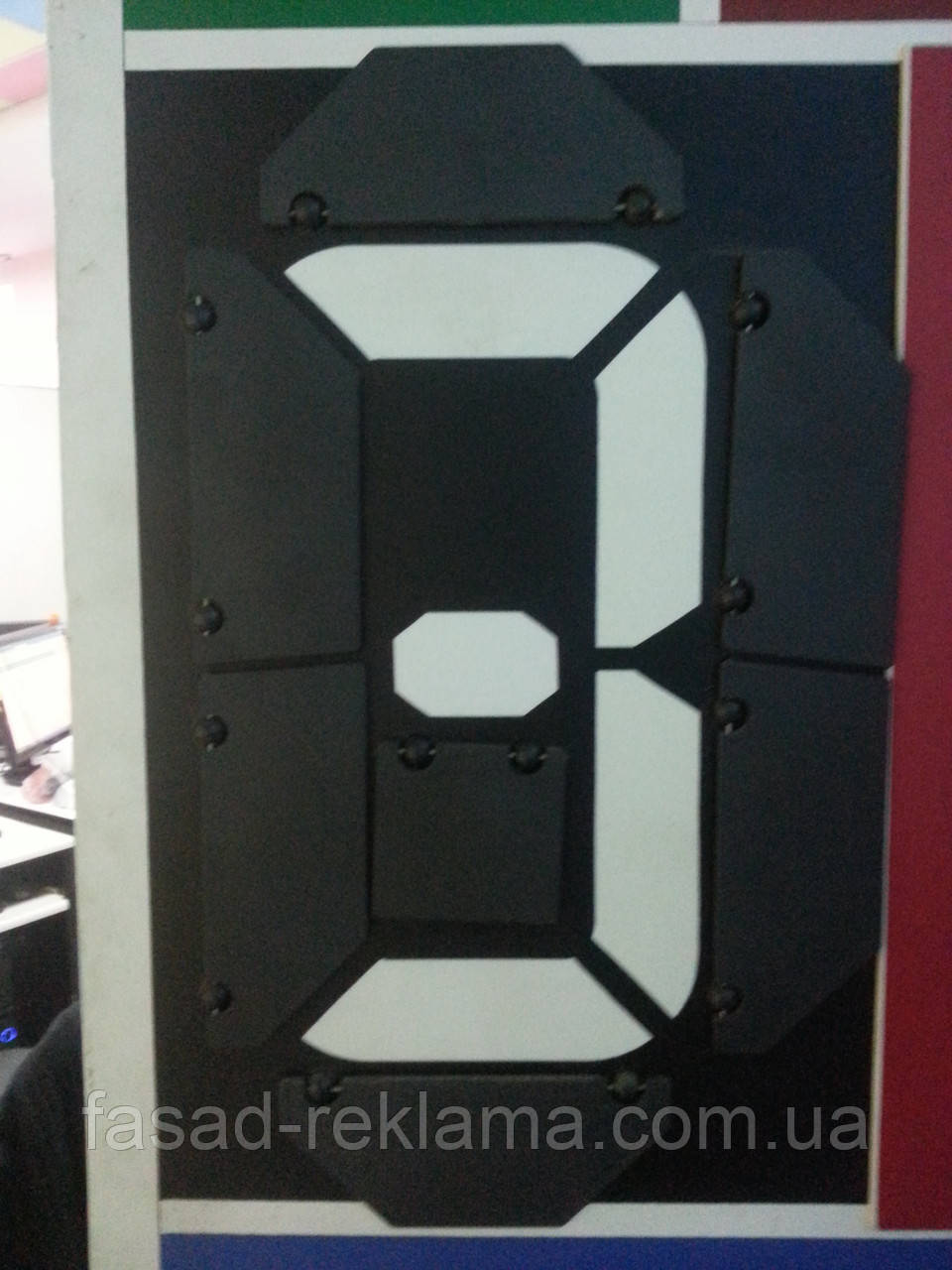 Виготовлення сегмент-цифр для стелл АЗС, пунктів обміну валюти, банків і супермаркетів