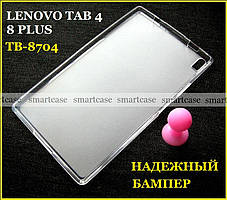 Напівпрозорий силіконовий чохол бампер Lenovo Tab 4 8 Plus TB-8704X TB-8704F