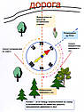 Туристичний компас зі свистком і ліхтариком, фото 2