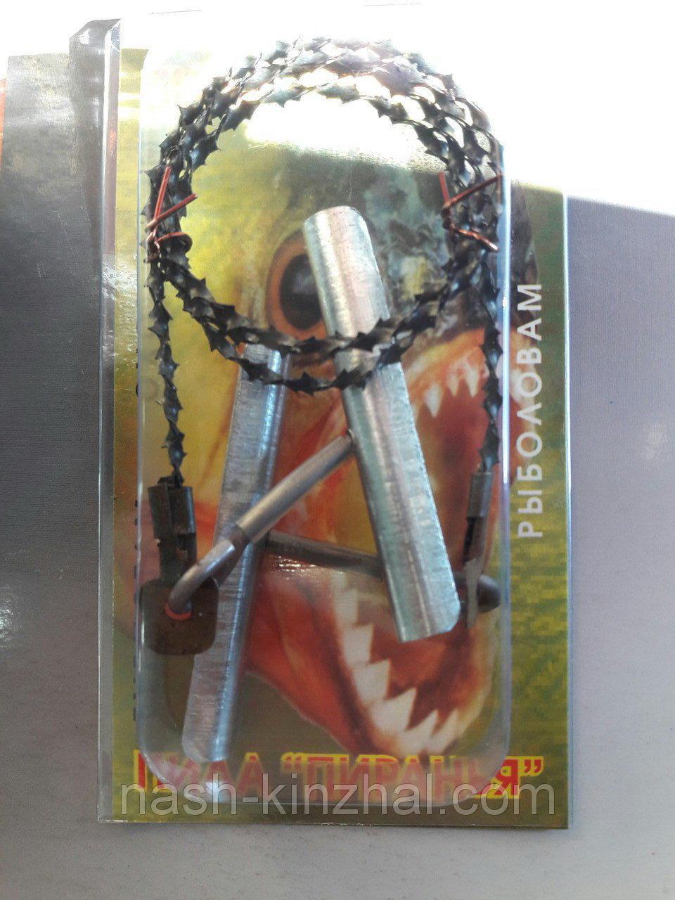 Пила кишенькова Піранья для рибалок і мисливців, подарунок для туриста, фото 1