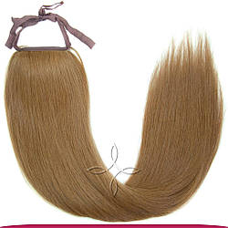 Шиньйон-Хвіст із Слов'янського Волосся на Стрічці 60 см 100 грам, Русявий №7A