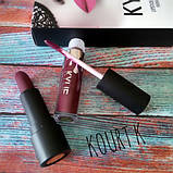 Набір помада + блиск Kylie Jenner Lipstick Lip Gloss 2 in 1 , фото 4