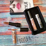Набір помада + блиск Kylie Jenner Lipstick Lip Gloss 2 in 1 , фото 6