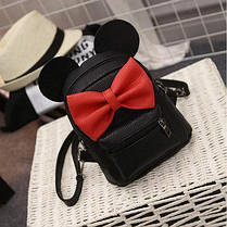 Міні рюкзак з бантиком і вушками Мінні Маус, фото 5