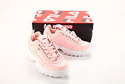 Кросівки жіночі Fila Disruptor II 2 Pink/White, рожевий