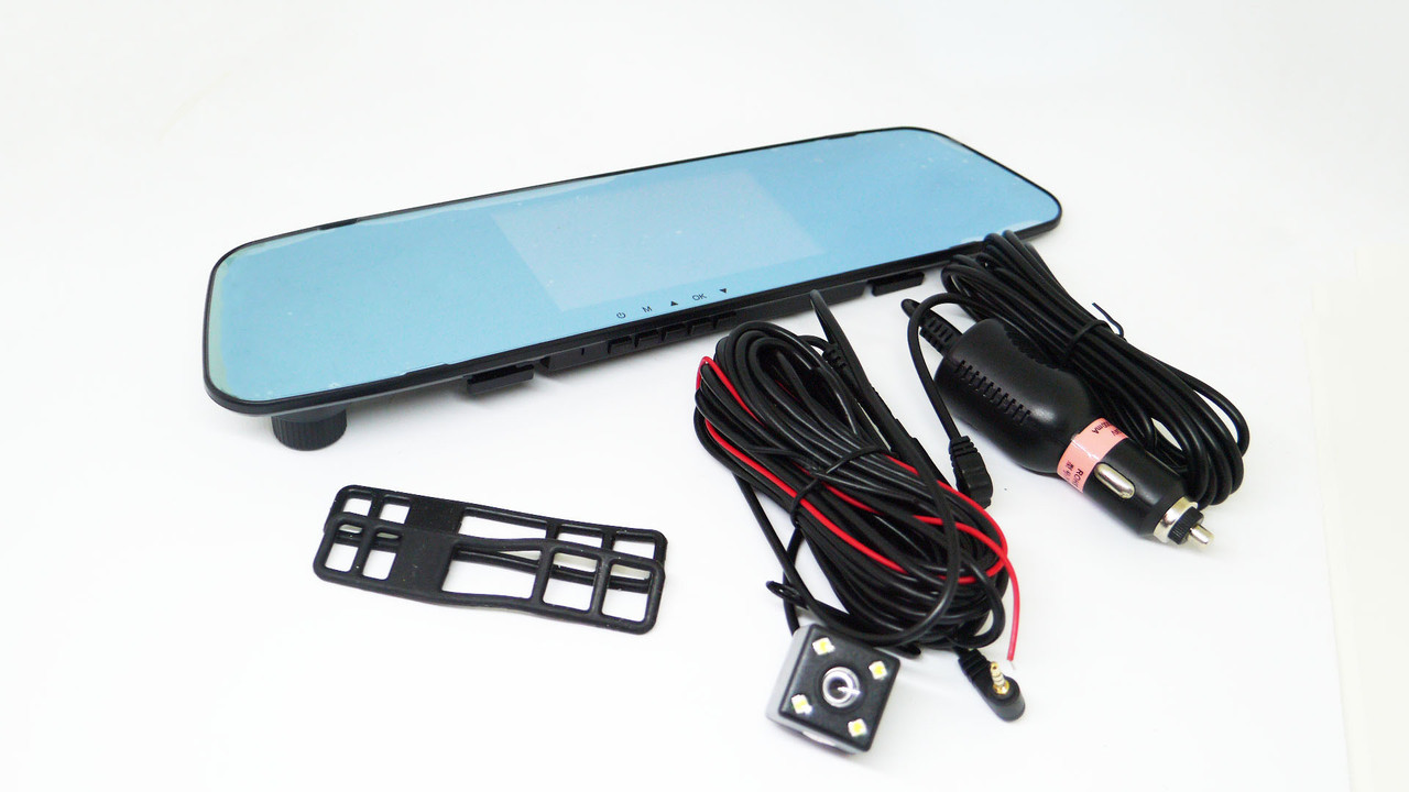 DVR L505 Full HD Дзеркало з відео реєстратором з камерою заднього виду. 4.3" Сенсорний екран