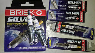 Свечи Brisk LR15YS Silver ВАЗ 2108, 2109, 21099,2110,2111,2112, 2113, 2114, 2115