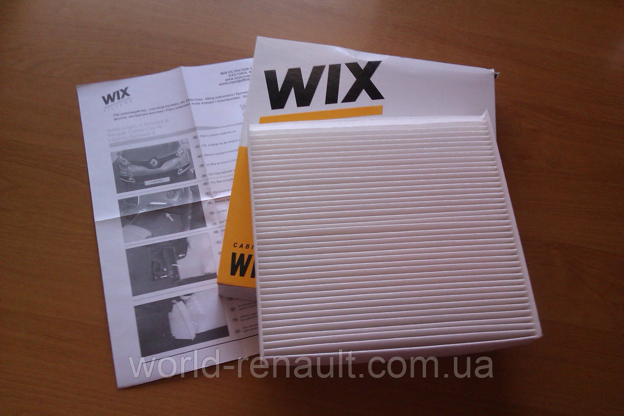 WIX WP2110 — Фільтр салону на Рено Логан 2, Logan MCV2, Сандеро 2, Сандеро Степвей 2