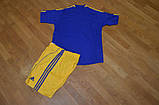 Футбольна форма для команд Adidas Адіас синьо-жовта, фото 2