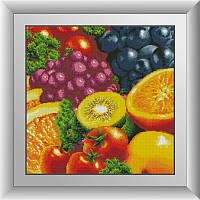 Набір алмазного живопису Свіжі фрукти Dream Art 30402 (48 x 48 см)
