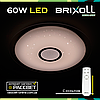 Накладний світлодіодний світильник стельовий BRIXOLL BRX-60W-003 з пультом ДК (Smart Light Shiny) 4500 Lm, фото 4