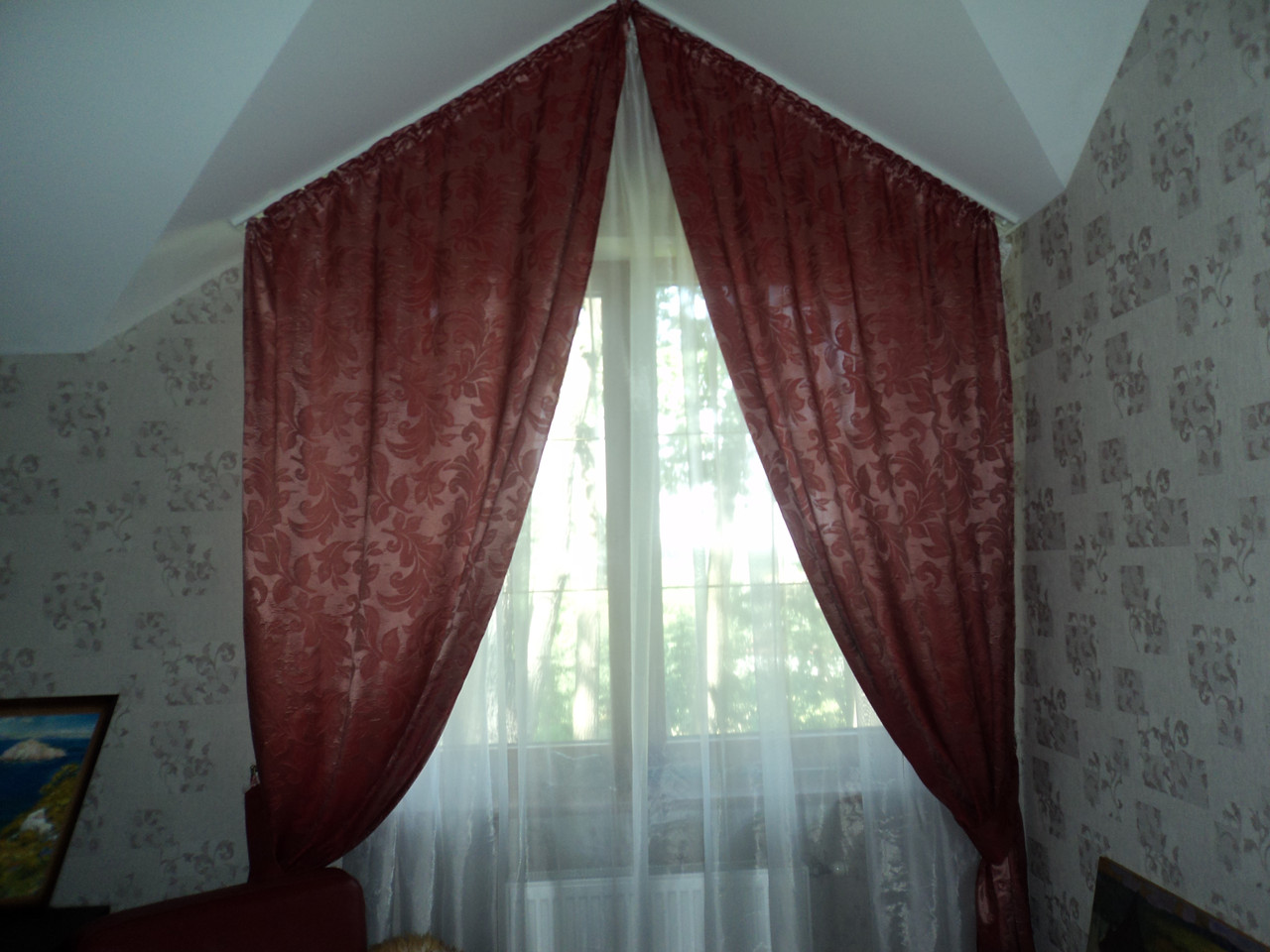 Купить Шторы для нестандартных окон - мансардных, арочных, треугольных ...