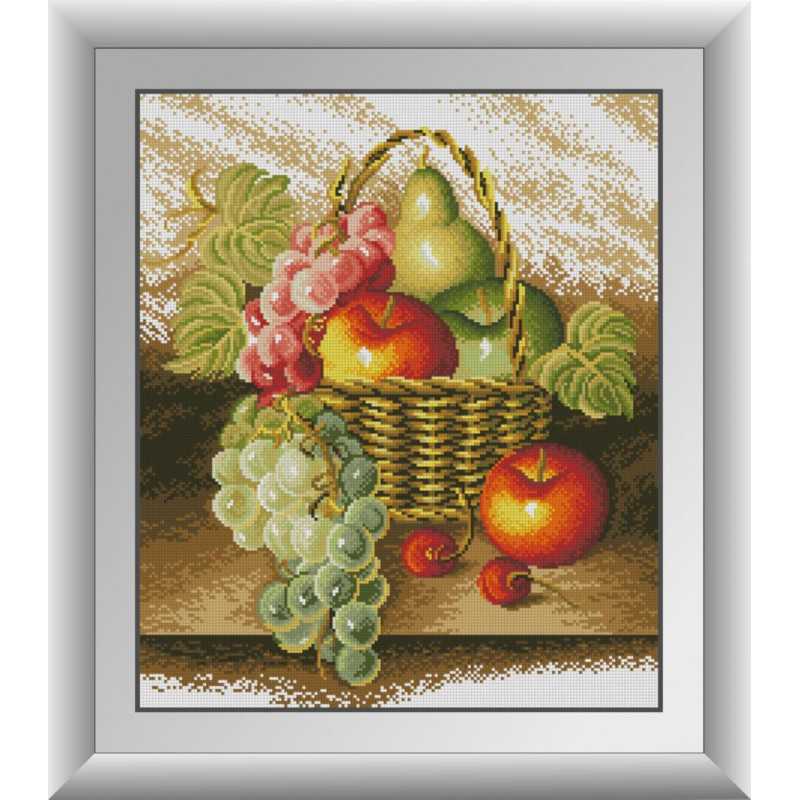Алмазний живопис акриловим камінням Осінній кошик Dream Art 30457 (43 x 51 см)