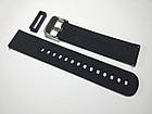 Силіконовий ремінець MiJobs для Xiaomi Amazfit Bip / Lite / 20 мм Чорний 1096P, фото 3