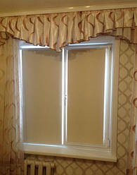 Рулонні штори тканина блекаут Umbra vanilla ванільний колір з фіксацією