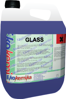 Засіб для очищення скла та дзеркал Ekokemika GLASS концентрат 5 л