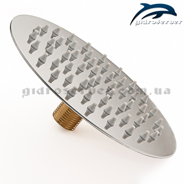 Лійка тропічного душу для гідробоксу, душової кабіни LNS-160 з неповоротним штоком, зовнішньою різьбою, розміром з'єднання 1/2 дюйми.