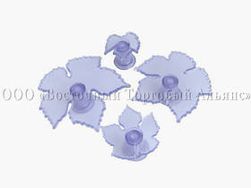 Набір відбитків для мастики — Кленове листя — 4 шт.