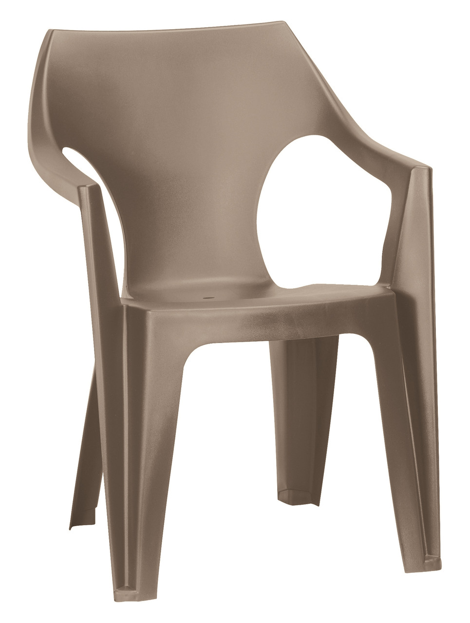 Стілець пластиковий Dante low back сірий Бежевий