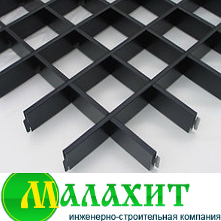 Підвісна стеля Грильято (білий, чорний,сірий, графіт), фото 2