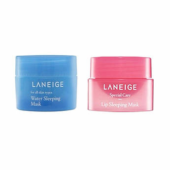 Набір нічних масок для обличчя LANEIGE Goodnight Sleeping Care мініатюри