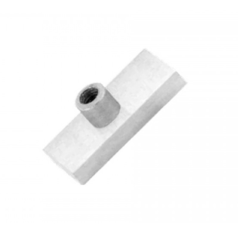 Соединитель труба-стекло (заглушка) под трубу 30х10, фото 1