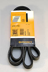 Поліклиновий (ручейковий) ремінь на Renault Trafic 2001-> 1.9 dci (+AC) — ContiTech (Німеччина) - 6 PK 1795