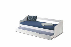 Дитяче ліжко двоспальне LEONIE 2 (білий) (Halmar)