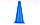Фішка конус тренувальний 48 см (пластик м'який, h-48 см, кольори в асортименті), фото 2