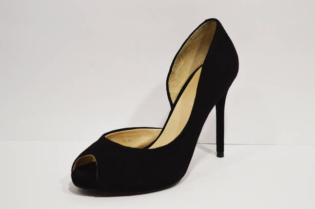 Туфлі жіночі замшеві відкриті Veritas, фото 2