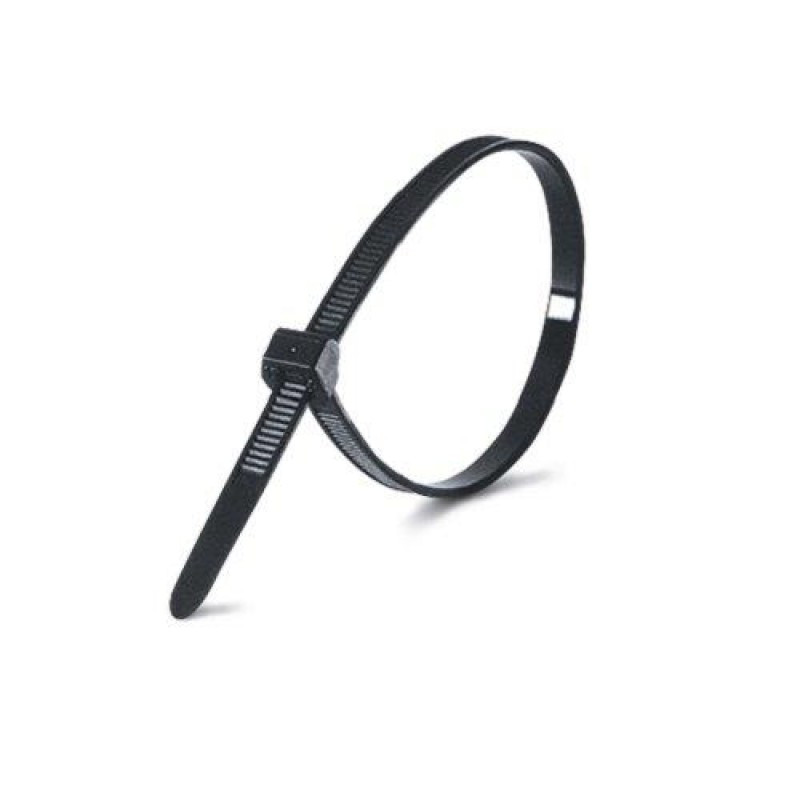 Хомут пластиковий 9*650 чорний APRO, Туреччина