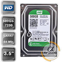 Жесткий диск 3.5" 500Gb WD WD5000AZRX (64Mb/7200/SATAII) БУ